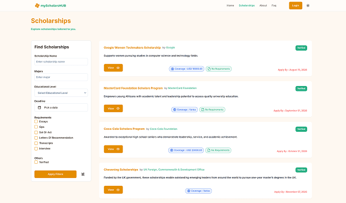 myScholarshub